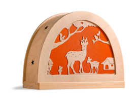 Silhouette Slide 'Deer In The Forest'