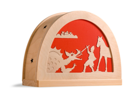 Silhouette Slide 'George And The Dragon'