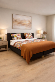 Boxspringset Eastborn Moss met simmons matrassen 180 x 210