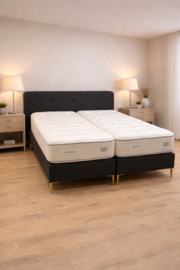 Boxspringset Eastborn Moss met simmons matrassen 180 x 210