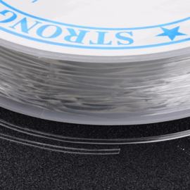 elastisch transparant nylondraad 1,0 mm