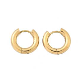 ronde oorhaken 3mm dik(RVS)