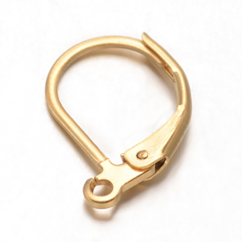 levervormige oorhaken 16 x 10 mm
