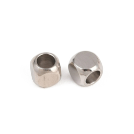 vierkant 4 x 4 mm (RVS)
