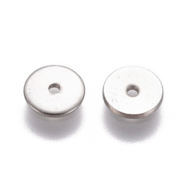schijfje 6 x 0.8 mm (RVS)
