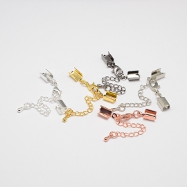 Erweiterung Kette mit klemme (13x6)mm und verschluss 12x6mm