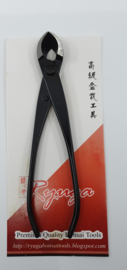 Ryuga Zwart Carbon Staal concaaftang ronde kop 180 mm