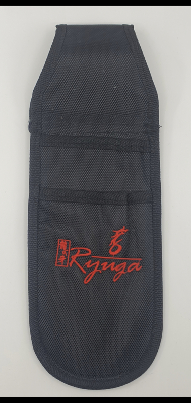 Ryuga gereedschapstas zwart, riem bevestiging