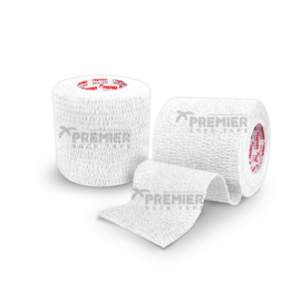 5 rollen Premier socktape PRO WRAP 5.0 cm wit