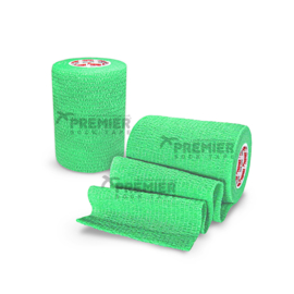 5 rollen Premier Socktape PRO WRAP 7.5 cm lime groen