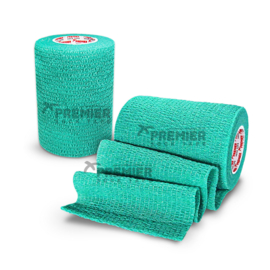 5 rollen Premier Socktape PRO WRAP 7.5 cm turquoise groen