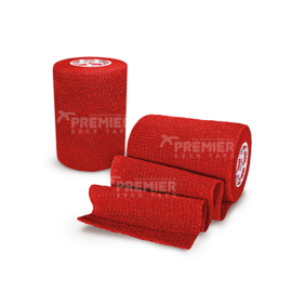 5 rollen Premier Socktape PRO WRAP 7.5 cm rood