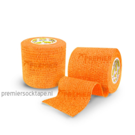 5 rollen Premier socktape PRO WRAP 5.0 cm oranje