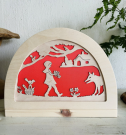 Silhouette Little Red Riding Hood