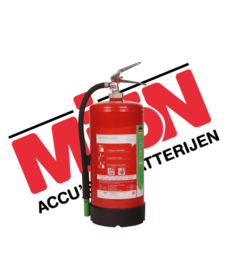 Brandblusser schuim brandklasse ABF 9 liter FLUOR/PFAS VRIJ
