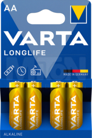 Varta 4106 Longlife 1,5V 2800mAh LR06 AA