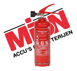 Brandblusser schuim brandklasse ABF 2 liter