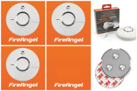 FireAngel Rookmelder ST622 / 3-pack + magneetbevestigingen