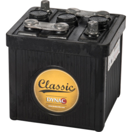 Dynac Classic Auto Accu  6V 66Ah 360CCA +R type 06611HR / 06612HR 186 x 175 x 166/188mm zonder zuur