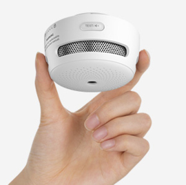 X-Sense 10 jaar compacte draadloze koppelbare rookmelder XS01-W detecteert rook Multipack