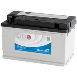 Dynac 580500 EFB Start Stop Auto Accu 12V 80Ah 730CCA +R / 314x174x189mm