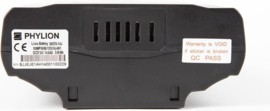 Phylion XH370-16J (WALL-ES) 37V 16Ah 576Wh met Tulp/RCA stekker NON SMART / SMART