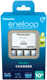 Panasonic Eneloop lader met 4x AA Batterij