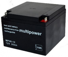 Multipower VRLA AGM Accu 12V 26Ah MP26-12