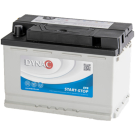 Dynac 570500 EFB Start Stop Auto Accu 12V 70Ah 650CCA +R  / 275x174x189mm