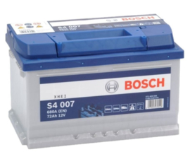 Bosch Auto Accu S4 007 / S4007 12V 74Ah 680CCA +R DIN 57412L / 278x175x175