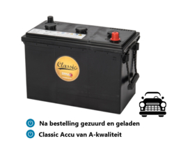 Dynac Classic Auto Accu 6V 165Ah 900CCA +R type 16022N /  328 x 171 x 211/233mm gezuurd en geladen