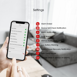 X-Sense 10 jaar compacte Wifi rookmelder XS01-WT detecteert rook Multipack