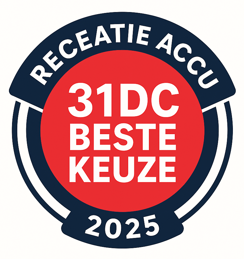 Dynac 31DC Semi-Tractie Accu 12V 105Ah – Krachtige en Onderhoudsvrije Accu voor Camper, Boot of Caravan