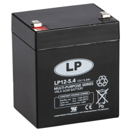 UPS LP VRLA AGM Accu 12V 5,4Ah LP12-5.4 T1 / 90x70x101/107mm