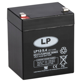 LP VRLA AGM Accu 12V 5,4Ah LP12-5.4 / 90x70x101/107mm