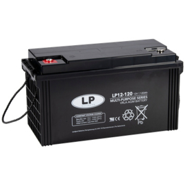 LP VRLA AGM Accu 12V 100h LP12-120 / 407x177x225/225mm
