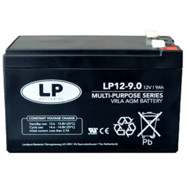 LP VRLA AGM Accu 12V 9Ah LP12-9 / 151x65x94/99mm