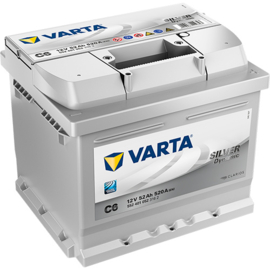 Varta Auto Silver Dynamc Accu 12V 52Ah 520CCA +R type C6 / 552 401 052 / 207x175x175