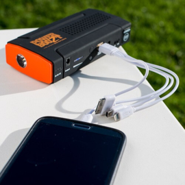 Multifunctionele lader + powerbank en jumpstarter 600A / 16.000 mAh