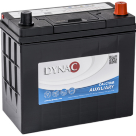 Dynac Backup Tesla AGM Accu 12V 45Ah +R type AUX B24 / 234x127x220/220