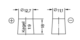 Dynac AGM Start Stop Auto Accu 12V 45Ah 340CCA +L type M54591