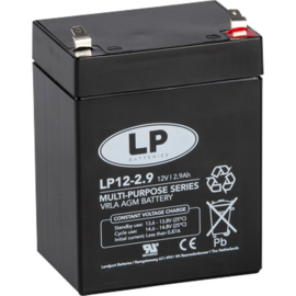 UPS LP VRLA AGM Accu 12V 2,9 Ah LP12-2.9 / 79x56x99/105mm