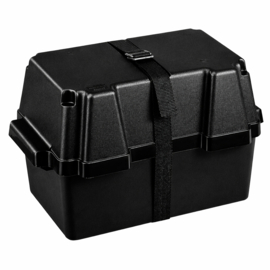 Accubak middel L3 Zwart 339x199x224mm geschikt voor een accu tot a 65Ah