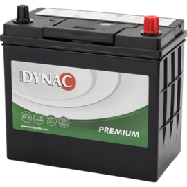 Dynac Auto Accu 12V 45Ah 350CCA +R Smalle Polen type 54584 / 236x128x200