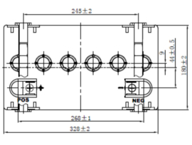 Set 8x LP Deep Cycle Accu LP 1275 12V 150Ah (20hr) 328x180x279,5mm LP1275