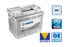 Varta Auto Accu 12V 63Ah 610CCA +R type D15 / 242x175x190