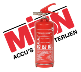 Brandblusser poeder brandklasse ABC 6kg