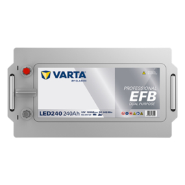 Varta  Dual Purpose EFB Accu 12V 240Ah (20hr) +L LED240 / 518x276x242mm