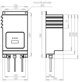 S.P.E. CBHF1-V2 Energiebesparende Hoogfrequente Lader 12/24V 8/10/12/14A Zuur, Gel, AGM