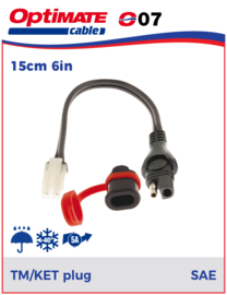 Optimate laadkabel adapter van SAE naar KET (female)